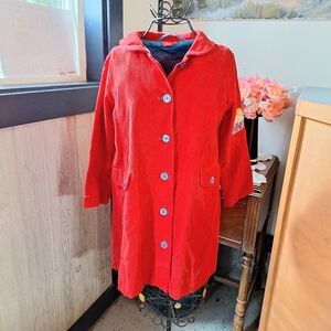 Wati 100% Cotton,Embroidered Corduroy Child's Jacket, Size 10, RN#116098